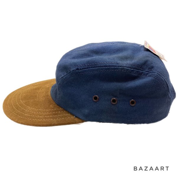 画像6: 70's- DEAD STOCK　”HATQUARTERS　U.S.A.”　OUTDOOR　COTTON × SUEDE　CAP　one size fits all !! (6)