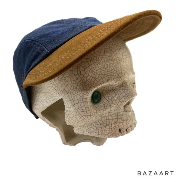 画像20: 70's- DEAD STOCK　”HATQUARTERS　U.S.A.”　OUTDOOR　COTTON × SUEDE　CAP　one size fits all !! (20)