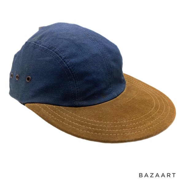 画像9: 70's- DEAD STOCK　”HATQUARTERS　U.S.A.”　OUTDOOR　COTTON × SUEDE　CAP　one size fits all !! (9)