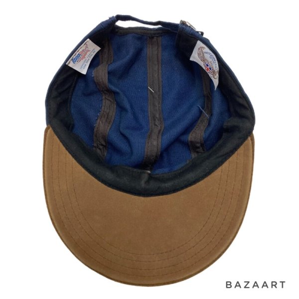 画像14: 70's- DEAD STOCK　”HATQUARTERS　U.S.A.”　OUTDOOR　COTTON × SUEDE　CAP　one size fits all !! (14)