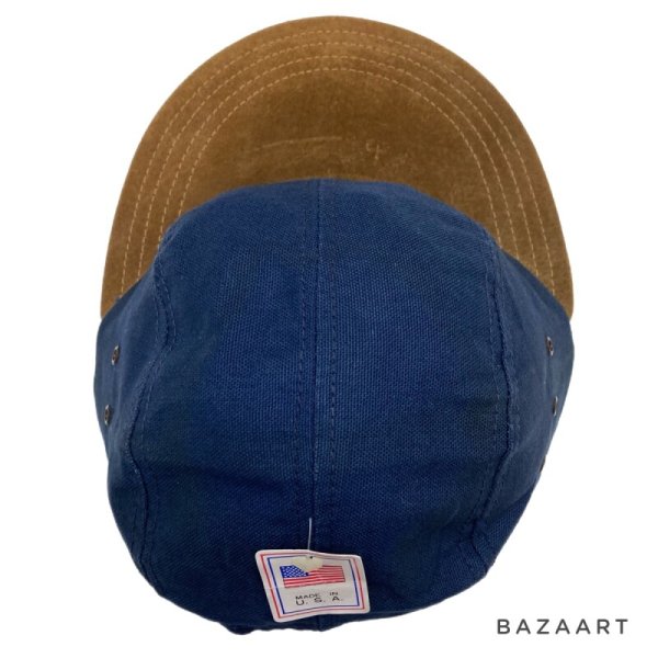 画像11: 70's- DEAD STOCK　”HATQUARTERS　U.S.A.”　OUTDOOR　COTTON × SUEDE　CAP　one size fits all !! (11)
