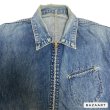 画像10: early 50's　"KEY"　VERY CLASSIC STYLE　FULL ZIP.　DENIM WORK JACKET　WITH　BACK EMBROIDERY　Big size !! (10)