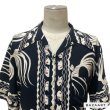 画像24: 50's　"CATALINA"　BLACK　「Japanese　Fighting　Fish」　 RAYON　 HAWAIIAN　SHIRTS　SIZE：L　ON BOOK !!　special !! (24)