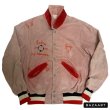 画像4: -1990's "DeLONG"　PINK　襟付き CORDUROY　BASEBALL JACKET　wirh EMBROIDERY (4)