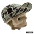 画像8: 1993's-1998's　OLD　”DOUBLE R L”　COTTON FLANNEL　ENGINEER CAP　PEPPERMINT　×　BLACK　SHADOW CHECK　PATTERN　good color !!　good size !!　SPECIAL !! (8)