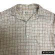 画像3: 50's MINT CONDITION　"VAN HEUSEN"　OPEN COLLAR　CHECK PATTEN　GABARDIN　SHIRTS　with NEP　very good condition !! (3)