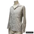 画像17: 50's MINT CONDITION　"VAN HEUSEN"　OPEN COLLAR　CHECK PATTEN　GABARDIN　SHIRTS　with NEP　very good condition !! (17)