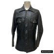 画像29: around 60's "LANGLITZ LEATHERS"　FULL SNAP BUTTON　BLACK　LEATHER　SHIRTS JACKET　rare !!　 (29)