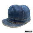 画像1: -50's  6 pannels   DENIM  WORK   CAP     good size !! (1)