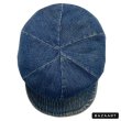 画像13: -50's  6 pannels   DENIM  WORK   CAP     good size !! (13)