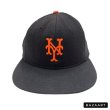 画像6: 70's  "ROMAN PRO. LICENSE　「New York　METS」　”MLB”　BASEBALL CAP　BLACK × ORANGE　good size !! (6)