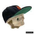 画像13: 70's  "ROMAN PRO. LICENSE　「New York　METS」　”MLB”　BASEBALL CAP　BLACK × ORANGE　good size !! (13)