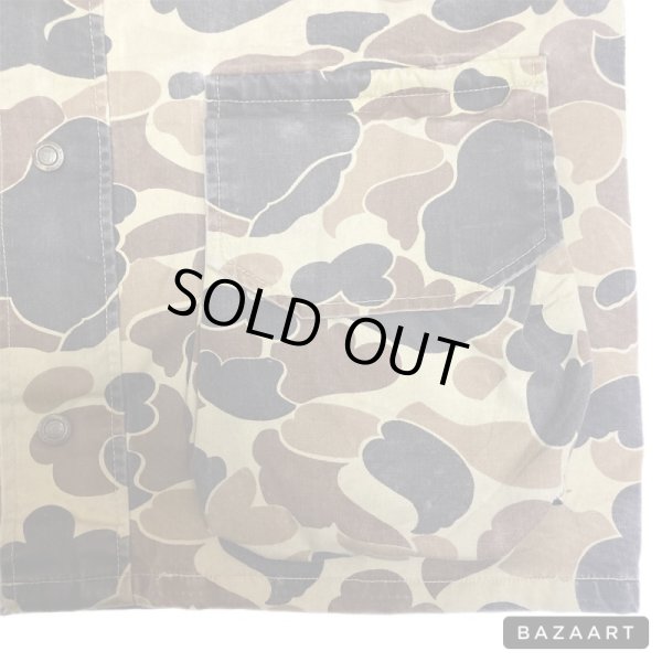 画像18: 80's "COLUMBIA"　EGGPLANT CAMO.　PATTERN　COTTON × NYLON　SHELL　GORE TEX　HUNTING　PARKA　with HOODED　good making !!　 (18)