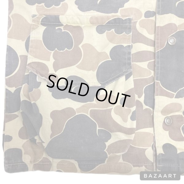 画像17: 80's "COLUMBIA"　EGGPLANT CAMO.　PATTERN　COTTON × NYLON　SHELL　GORE TEX　HUNTING　PARKA　with HOODED　good making !!　 (17)