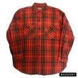 画像1: 50's-  "PILGRIM"   COTTON  HEAVY  FLANNEL  SHIRTS   マチ付き  SIZE：M (1)