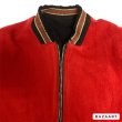 画像19: 50's　REVERSIBLE　FULL ZIP.　BLACK　CORDUROY　JACKET　and　RED MELTON　JACKET　with　針抜き RIB 　Rare !! (19)