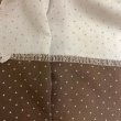 画像8: 50's ”SPIRE　CALIFORNIA"　FRONT PANNEL　切り替えし　BROWN × WHITE　PIN DOT　PRINTED　SHORT SLEEVE　RAYON SHIRTS　SIZE：L　very good design !! (8)