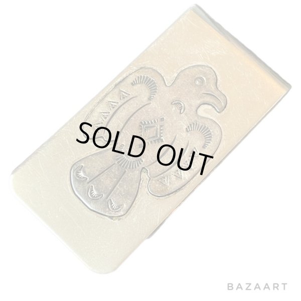 画像1: -40's "NAVAJO"   SILVER  THUNDERBIRD  motif　MONEY  CLIP (1)