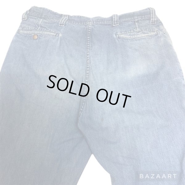 画像8: 50's "Unkown"　OLD　DENIM　TROUSERS　PANTS　両ミミ付き　Good color !! (8)