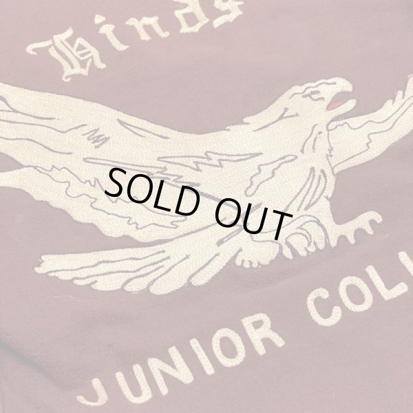 画像22: 30's "T.S.LANKFORD & SONS."　COTTON　MOLESKIN　SCHOOL JACKET　WITH EMBROIDERY (22)