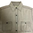 画像3: 40's "HERCULES"　GRAY　HEAVY FLANNEL　SHIRTS　マチ付き　good size !!　rare !! (3)