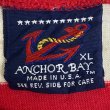 画像2: 80's "ANCHER BAY"　HENRY NECK　RED / WHITE　WIDE BORDER　Tee SHIRTS　SIZE:XL (2)