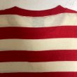 画像7: 80's "ANCHER BAY"　HENRY NECK　RED / WHITE　WIDE BORDER　Tee SHIRTS　SIZE:XL (7)