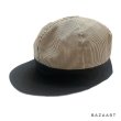 画像1: 50's DEAD STOCK　"BLACK × BLACK　PIN-STRIPE”　6 PANNELS　COTTON　TWILL　WORK　CAP (1)