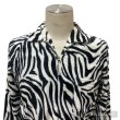 画像17: 50's DEAD STOCK　”ZEBRA”　PATTERN　PRINTED　PULLOVER　FAKE FUR　SHIRTS　with ITALIAN COLLAR　good size !! (17)