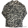 画像4: 50's DEAD STOCK　”ZEBRA”　PATTERN　PRINTED　PULLOVER　FAKE FUR　SHIRTS　with ITALIAN COLLAR　good size !! (4)