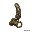 画像8: 70's DEAD STOCK　BRASS　”PENIS"　motif　PENDANT TOP (8)