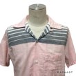 画像16: 50's "PENNEY'S　TOPFLIGHT”　「DAN-RIVER　COTTON」　”PINK × GRAY”　GRADATION　SHORT SLEEVE　SHIRTS (16)