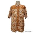 画像21: 70's　”Surf Line　by　LIBETY HOUSE”　SHORT SLEEVE　COTTON　HAWAIIAN　SHIRTS　with　WORK STYLE　PATCH　and　without　VENTILATION　good design !!　 (21)