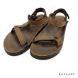 画像1: 80's- OLD　"TeVa"　LEATHER　SPORTS　SANDAL　with vibram　sole 　MADE IN U.S.A.　　rare !! (1)