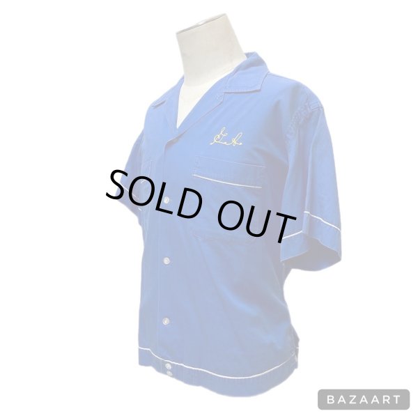 画像20: 50's- "HILTON"　COTTON　BOWLING SHIRTS　with 「DRAGONS」　good embroidery !!　SIZE：L (20)