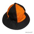 画像2: -50's　MINT CONDITION   “PRINCETON　UNIVERSITY"　BLACK × ORANGE　COTTON  TWILL　6 PANNELS　HAT (2)