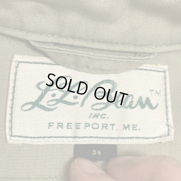 画像2: 70's MINT CONDITION　OLD　”L.L.BEAN”　COOTTON POPLIN　SAFARI JACKET　SIZE:36 (2)