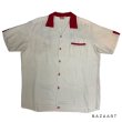 画像6: 50's "Air-Flo"　BOWLING SHIRTS　with PINBALL BUTTON　and CHEVROLET　EMBROIDERY (6)