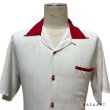 画像19: 50's "Air-Flo"　BOWLING SHIRTS　with PINBALL BUTTON　and CHEVROLET　EMBROIDERY (19)