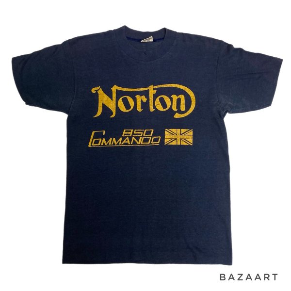 画像1: 80's "Norton　Comando　850”　PRINTED Tee SHIRTS　made in U.S.A. (1)