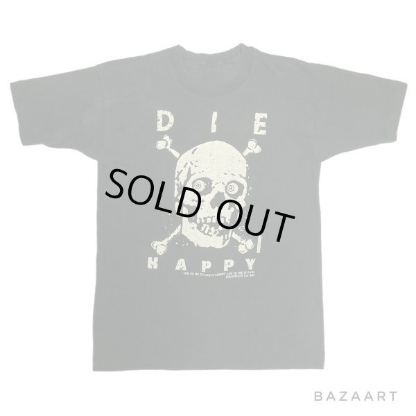 画像1: 1990's "BELLY ACRES"　「SKULL &　CROSSBOBNES」　PRINTED Tee SHIRTS (1)