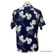 画像22: 50's "Sandy Mac Donald"　RAYON　HAWAIIAN SHIRTS　DARK NAVY × WHITE (22)