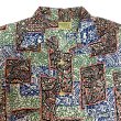 画像3: 50's "DEER CREEK"　ABSTRACT　PANELL　PATTERN　RAYON　HAWAIIAN SHIRTS　good printed !!　good condition !! (3)