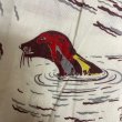 画像14: 40's-　”SEA LION”　PATTERN　COTTON　HAWAIIAN　SHIRTS (14)