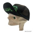 画像1: 80's OLD　"SUICIDAL　TENDENCIES”　COTTON × MESH　CAP　BLACK / GREEN　RARE COLOR !! (1)