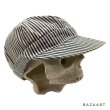 画像6: 60's　PRINTED　HICKORY STRIPE　6 PANNELS　WORK CAP (6)