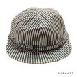 画像18: 60's　PRINTED　HICKORY STRIPE　6 PANNELS　WORK CAP (18)