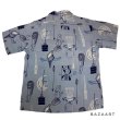 画像3: 50's "Tropicana"　「HAWAIIAN　TIKI」 PATTERN　RAYON　HAWAIIAN SHIRTS (3)