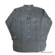 画像1: 50's DEAD STOCK　with FLASHER　"W.T.GRANTS"　CHAMBRAY SHIRTS　マチ付き　size：16  (1)