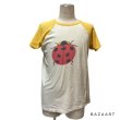 画像8: 70's "lady beetle（7星てんとう虫）”　ラグラン・スリーブ　PRINTED Tee SHIRTS　（しみこみPRINT） (8)